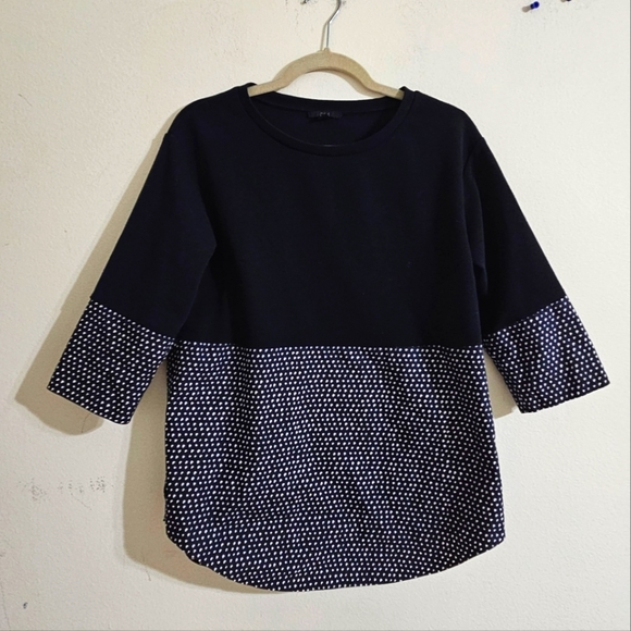 COS Checkered Sweater Blouse - Picture 1 of 5